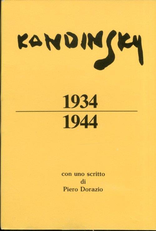 Kandinsky 1934-1944 - copertina