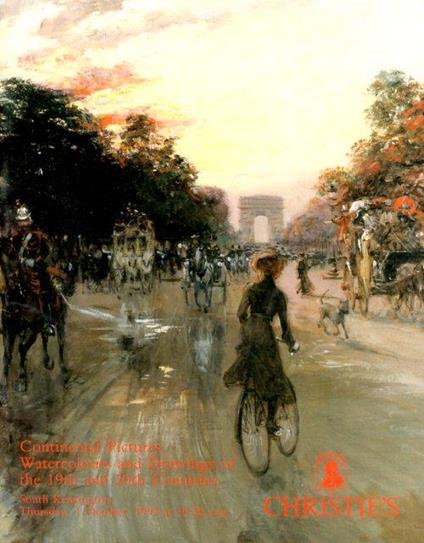 Continental Pictures, Watercolours and Drawings of the 19th and 20th Centuries. 1 October 1992 - copertina