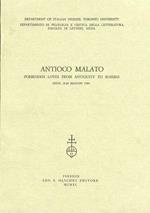 Antioco Malato. Forbidden loves from antiquity to Rossini
