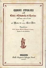 Cenni storici sulla città e cittadella di Torino