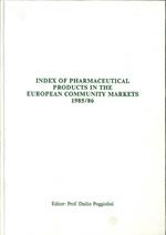 Index of pharmaceutical products in the European community markets 1985/86