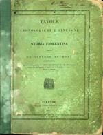 Tavole Cronologiche e Sincrone della Storia Fiorentina. Compilate Da Alfredo Reumont