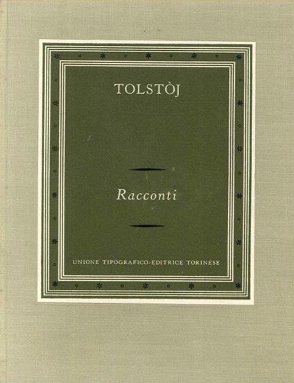 Racconti - Lev Tolstoj - copertina