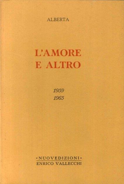 L' Amore e Altro. 1959-1965 - copertina