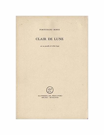 Clair De Lune - Fortunato Rosti - copertina