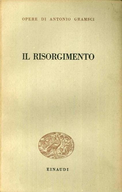 Il risorgimento - Antonio Gramsci - copertina