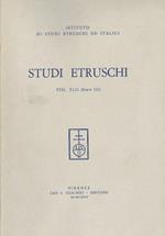 Studi Etruschi. XLII