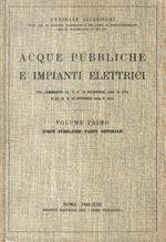 Acque pubbliche e impianti elettrici
