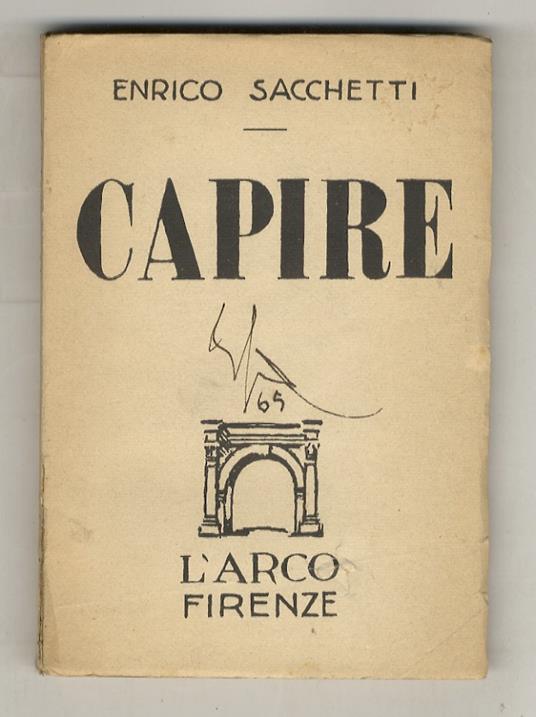 Capire - Enrico Sacchetti - copertina