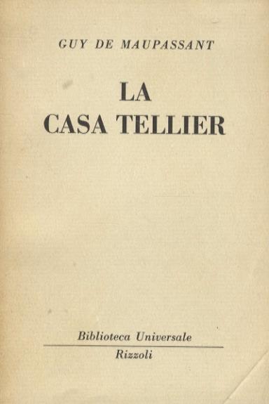 La casa Tellier - Guy de Maupassant - copertina