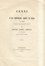 Cenni su duna particolare varietà di gelso e sul metodo di moltiplicare, piantare e coltivare i gelsi onde ottenere un abbondante prodotto di foglia