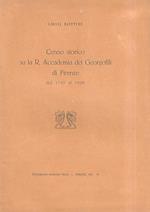 Cenno storico su la R. Accademia dei Georgofili di Firenze dal 1753 al 1929