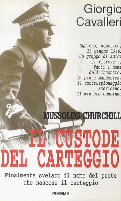 Il custode del carteggio - Giorgio Cavalleri - copertina
