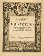 Diario manzoniano. Pensieri tratti dalle opere e disposti giorno per giorno