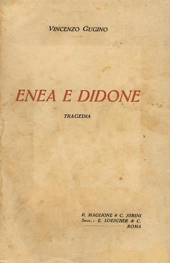 Enea e Didone. Tragedia - Vincenzo Gugino - copertina