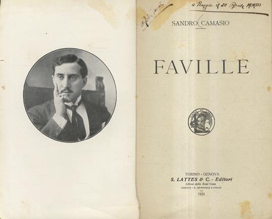 Faville - Sandro Camasio - copertina