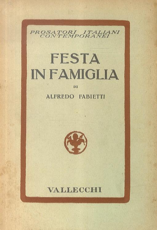 Festa in famiglia - Alfredo Fabietti - copertina