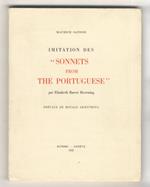 Imitation des Sonnets from the Portuguese par Elizabeth Barrett Browning. Préface de Ronald Armstrong