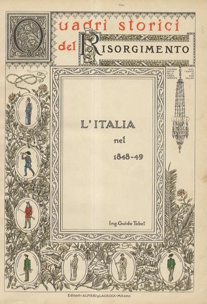 L' italia nel 1848-49 - copertina