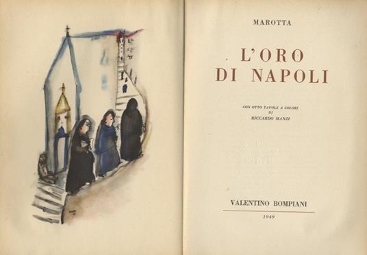 L' oro di Napoli - Giuseppe Marotta - copertina