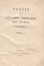 Poesie Tomo II. Contiene le Favole: I-C