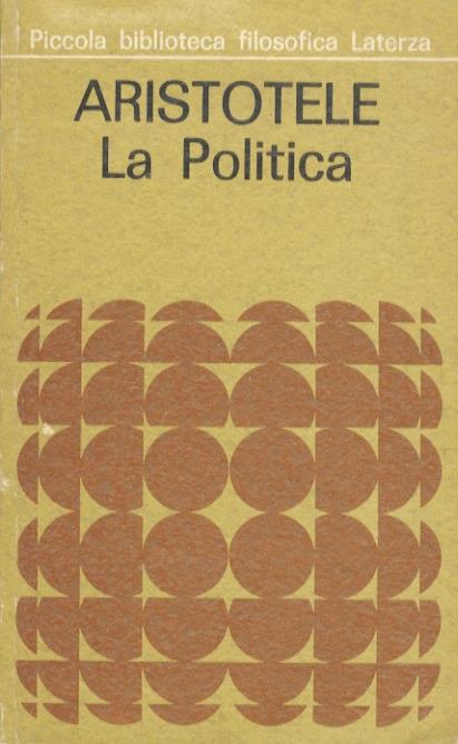La politica - Aristotele - copertina