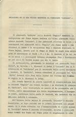 Relazione di una visita al piroscafo Mafalda. Segue GIANNELLI Odoardo. Verbale di una visita eseguita al piroscafo Mafalda della Società Puglia