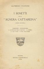 I sonetti della Sgnera Cattareina Serie seconda. Femminismo. Automobilismo. Il matrimonio della gfaetano. La guerra. Il caro viveri. Ultime chiacchiere