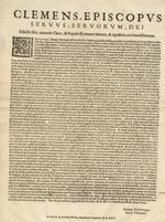 Speculatores Domus Israel in fine: Dat. Romae, in Monte Quirinali die viij Iunij MDXCII. Pontificatus Nostri Anno Primo