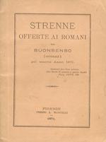 Strenne Offerte Ai Romani Dal Buonsenso Giornale Pel Nuovo Anno 1871