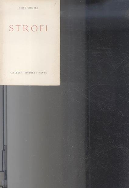 Strofi - Bindo Chiurlo - copertina