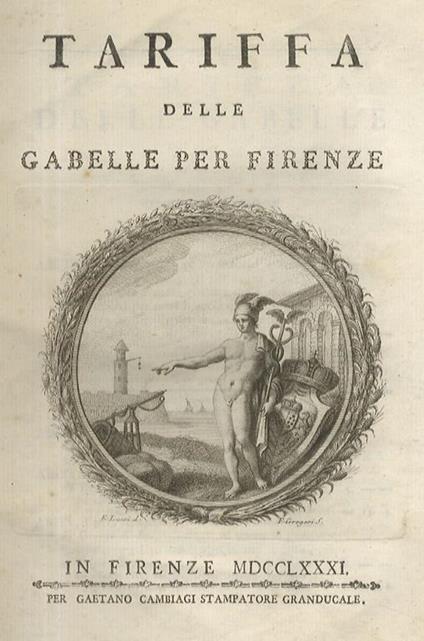 Tariffa Per Le Gabelle Per Firenze - copertina