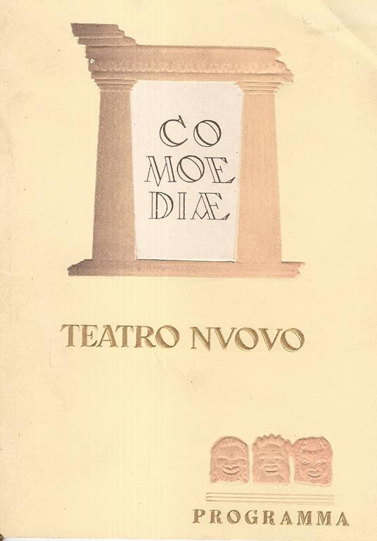 Teatro Nuovo Milano. Programma - copertina