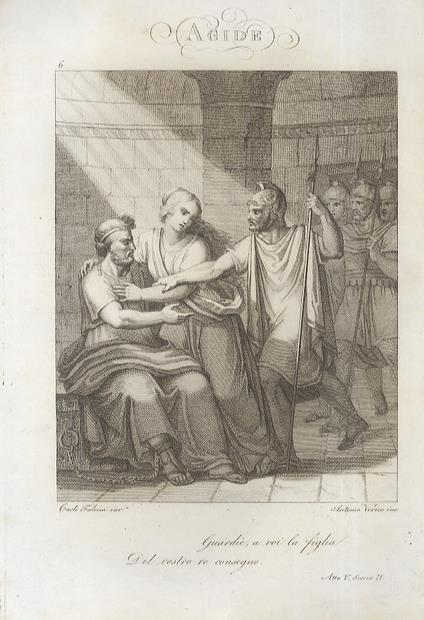 Tragedie di Vittorio Alfieri da Asti. 17.a dispensa: Agide - Vittorio Alfieri - copertina