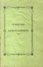 Gli ultimi giorni di Luigi Camoens. Carme