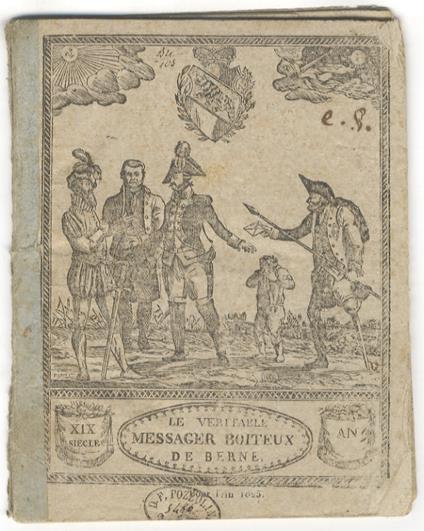 Le véritable messager boiteux de Berne. Pour l'an 1825 - copertina