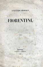 Vincenzo Gioberti ai fiorentini