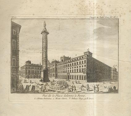 Vue De La Place Colonne À Rome - copertina