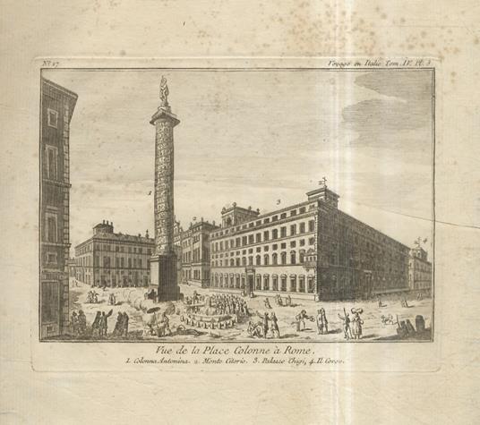 Vue De La Place Colonne À Rome - copertina