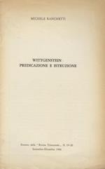 Wittgenstein: predicazione e istuzione