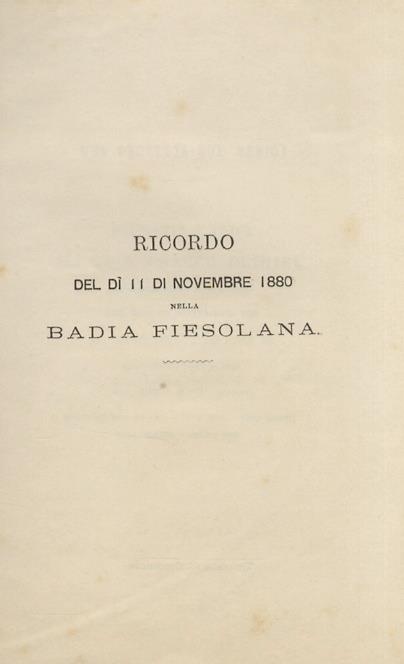 Gingillino. Detto nel trattenimento scolastico del dì 11 novembre 1880 nel Collegio-convitto de le Scuole Pie alla Badia Fiesolana dai cinque minimi alunni Giulio Adorni, Giacomo Antonio Miari, Piero Busatti, Luigi Mazzoni, Adriano Mari. - copertina
