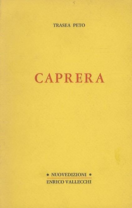 Caprera - Peto Trasea - copertina