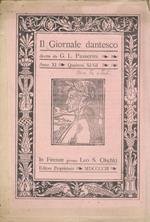 GIORNALE (IL) dantesco. Diretto da G.L. Passerini. Anno XI. 1903. Quaderno XI-XII