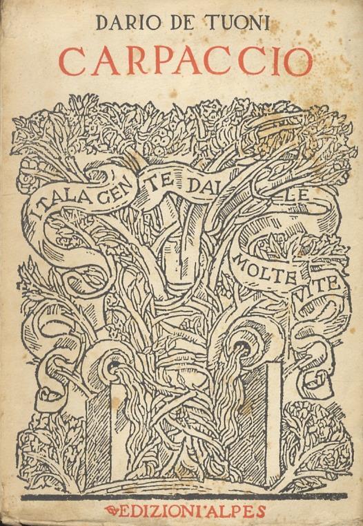 Carpaccio. con 32 illustrazioni. - copertina