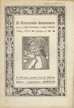 GIORNALE (IL) dantesco. Diretto da Luigi Pietrobono e Guido Vitaletti. Anno XXVI. 1923. N. 2, aprile-giugno