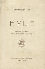 Hyle. Pensieri estratti dalle mie opere esistenti
