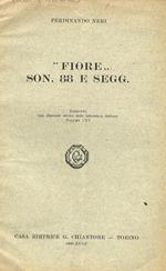 Fiore son. 88 e segg. Estratto dal Giornale storico della letteratura italiana