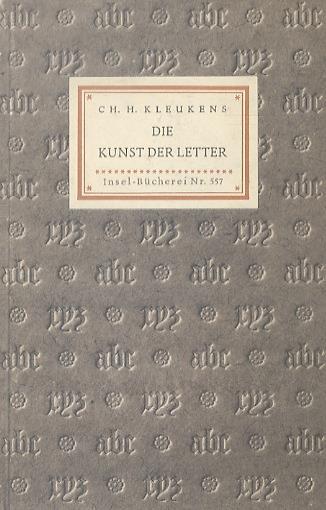 Die Kunst der Letter. - copertina