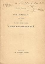 Priliminari all’opera di David Diringer “L’Alfabeto nella storia della civiltà”