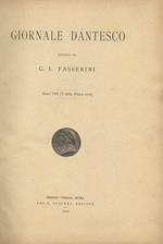 GIORNALE dantesco. Diretto da G.L. Passerini. Anno VIII (V della Nuova serie). 1900. [Fascicoli I-XII: annata completa]